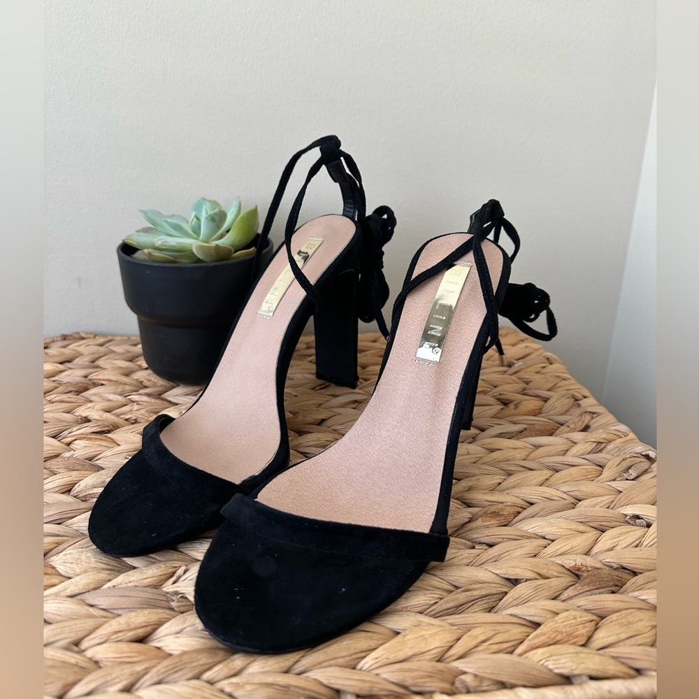 Billini Tie  Wrap Up Heels